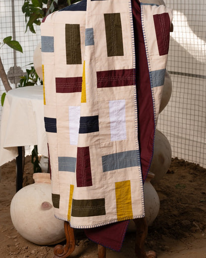 Weave Patchwork Throw
