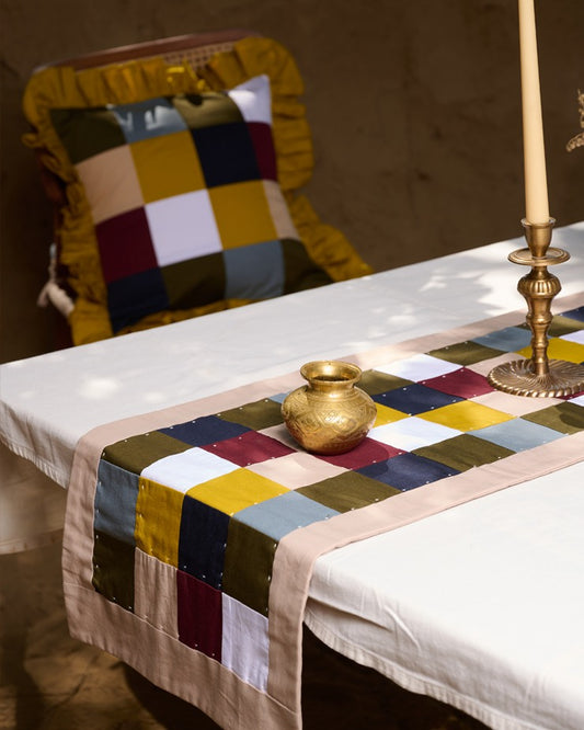 Rang Chaukor Patchwork Runner