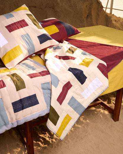 Weave Patchwork Throw