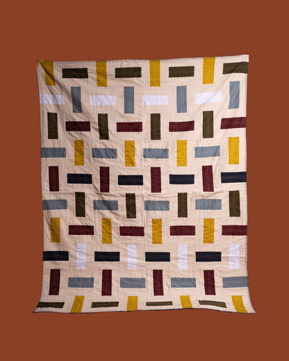 Weave Patchwork Throw