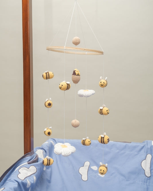 Bees Cot Mobile