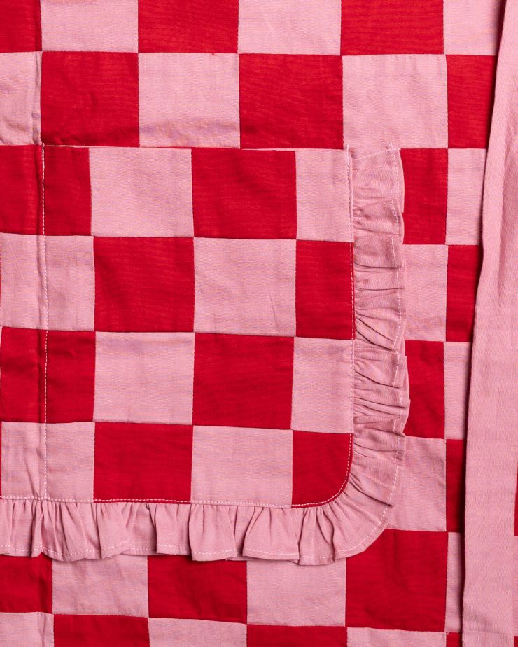 Checkers Patchwork Apron