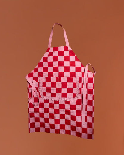 Checkers Patchwork Apron