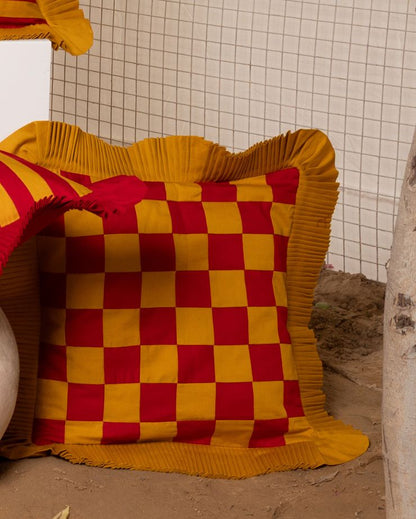 Ketchup Grid Cushions