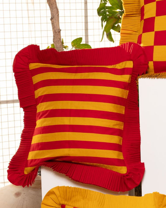 Ketchup Stripe Cushion