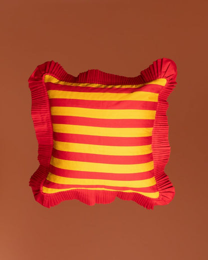 Ketchup Stripe Cushion