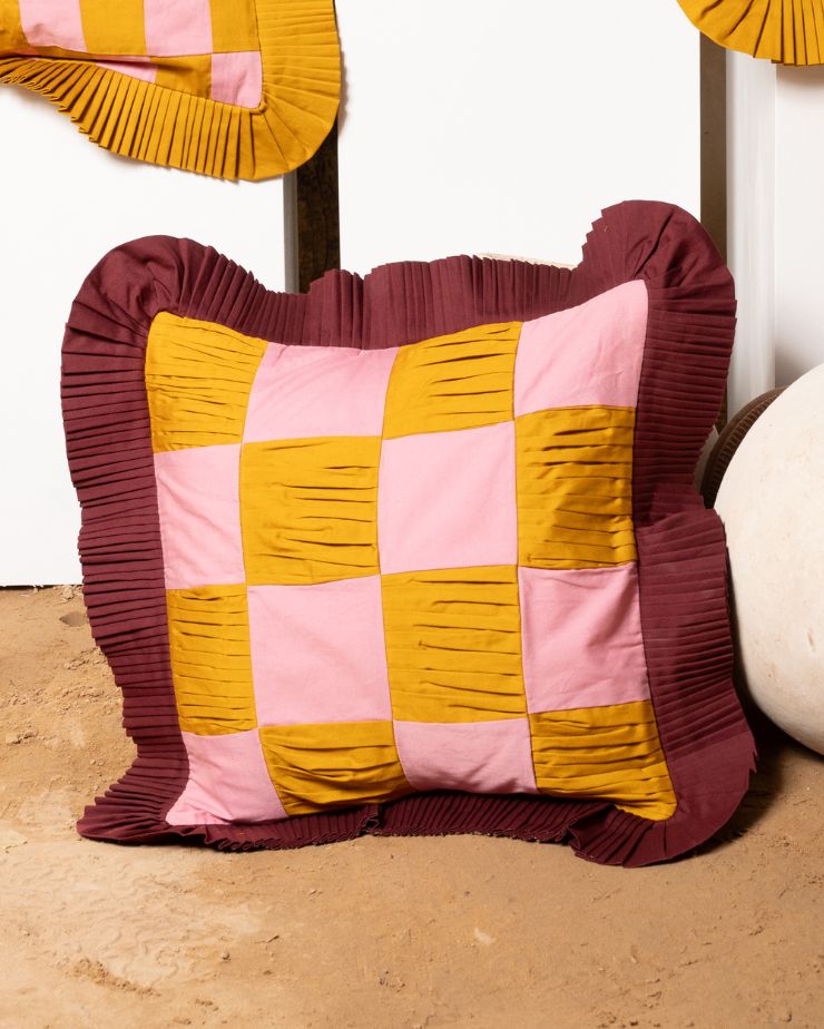 Fall Ruched Cushion