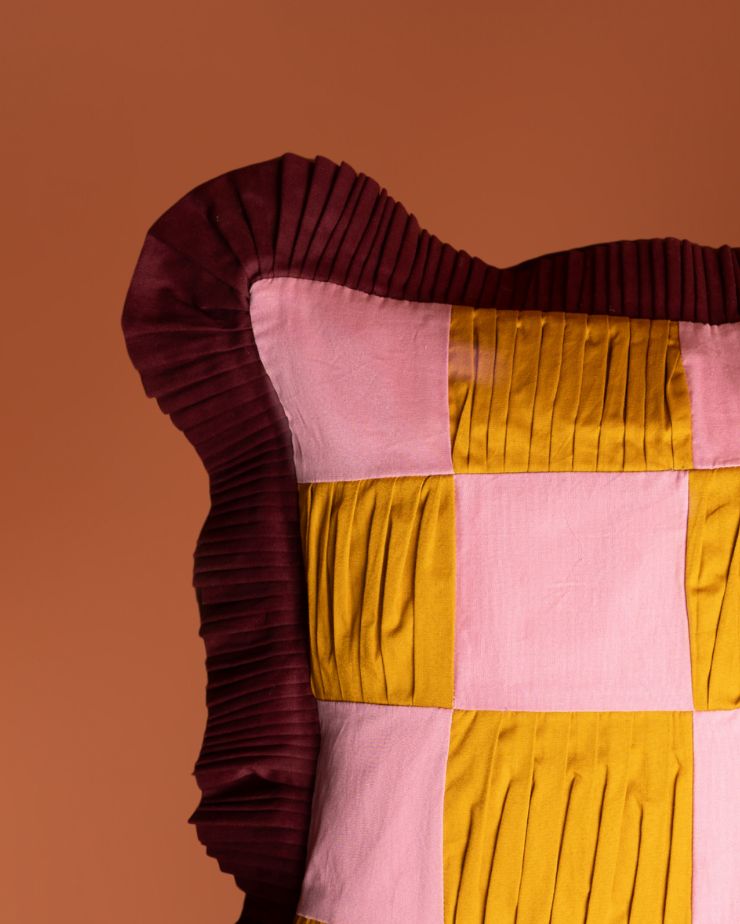 Fall Ruched Cushion