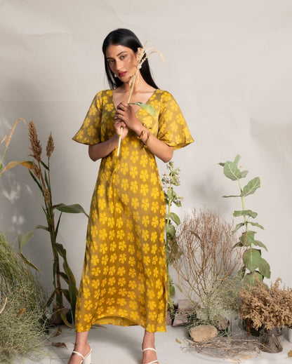 Dolce Vita Dress - Dabu Yellow