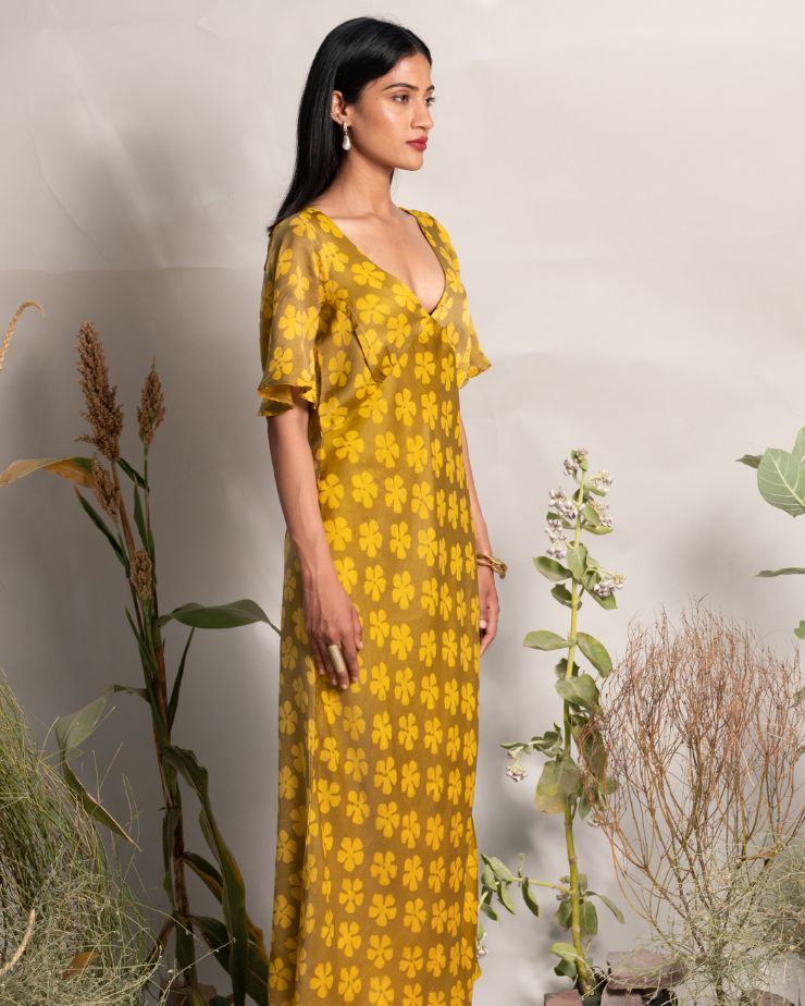 Dolce Vita Dress - Dabu Yellow